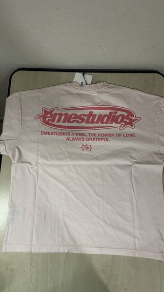 Camiseta Emestudios Rosa Original