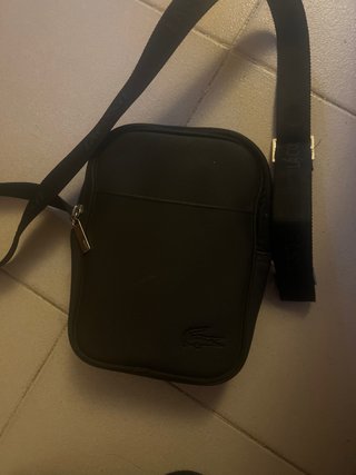 Riñonera Lacoste Negra Auténtica