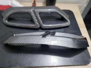 Embellecedores Salidas Escape VW Carbono