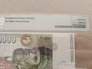 1000 Pesetas 1992 (ND 1996) 9C