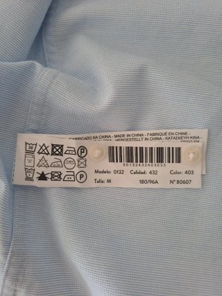 Camisa azul Massimo Dutti hombre