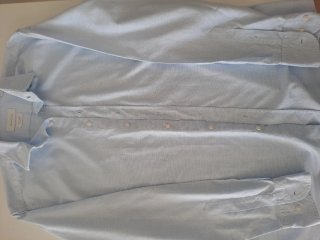Camisa azul Massimo Dutti hombre