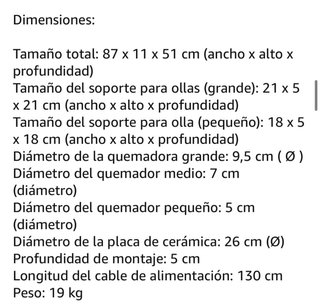Placa Cocina Combi Gas y Vitrocerámica. A estrenar