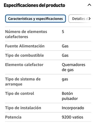 Placa Cocina Combi Gas y Vitrocerámica. A estrenar