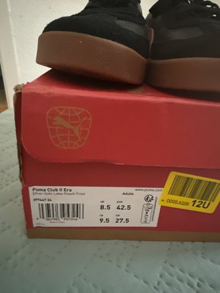 Zapatillas Puma Talla 42.5 Negras y Rosas