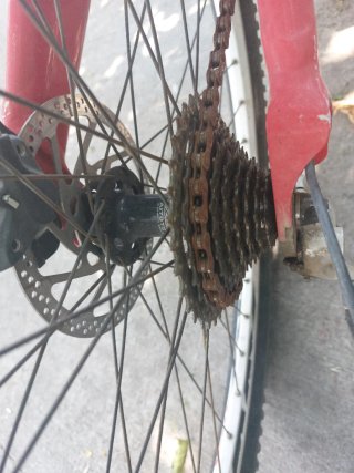 Bicicleta Cannondale Prophet Roja