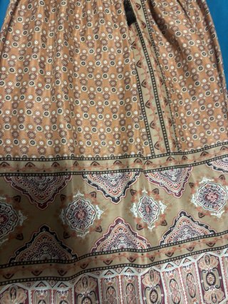 Falda Massimo Dutti S Seda Estampada