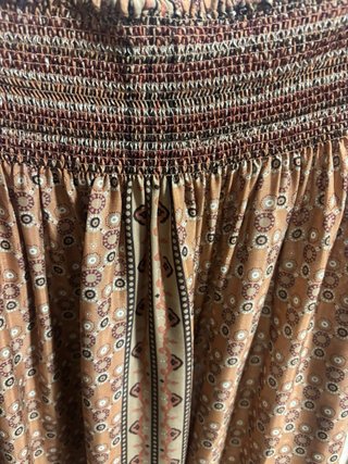 Falda Massimo Dutti S Seda Estampada