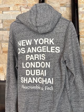 Sudadera Abercrombie & Fitch Gris