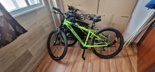Bicicleta Rockrider verde 9- 13 an̈os