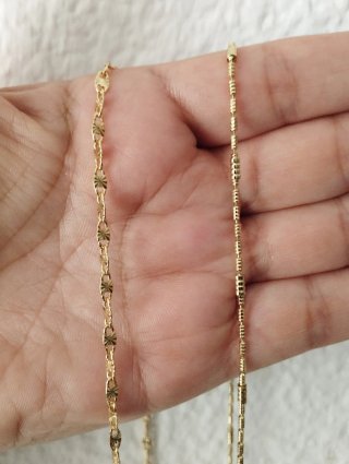 Cadenas unisex 60cm rodio
