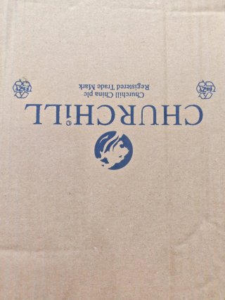 Plato Churchill Triangular Blanco
