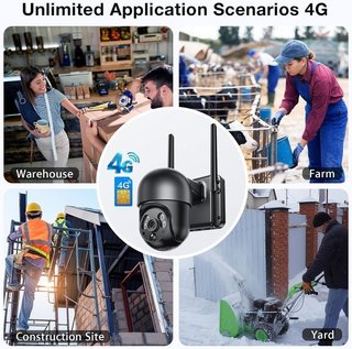 Cámara vigilancia 4G 4MP panel solar NUEVO