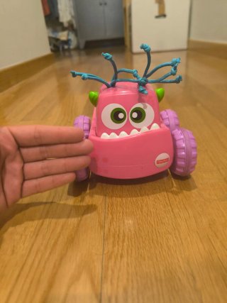 Coche Monstruo Fisher Price Rosa