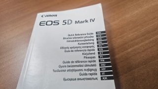 Manual Canon EOS 5D Mark IV
