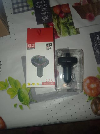 Reproductor FM para Coche Q7 PD 20W