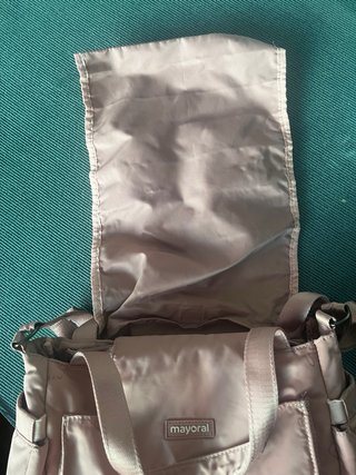 Bolso silla Mayoral rosa con conejitos