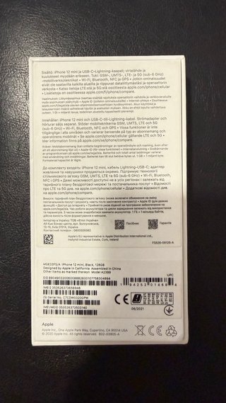 Iphone 12 mini 128 gb negro