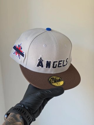 Gorra New Era Angels Gris y Marrón