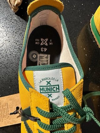 Zapatillas Munich Amarillas y Verdes