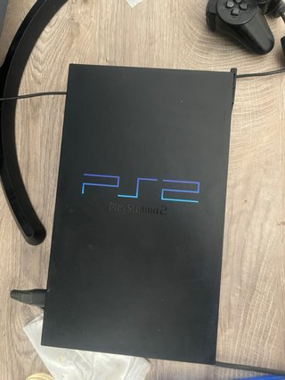Consola PS2 Fat Negra + Mando+Juego y memory card