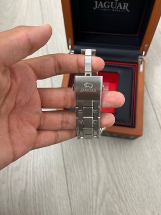 Reloj Jaguar Caja Madera Azul
