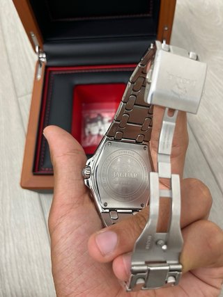 Reloj Jaguar Caja Madera Azul