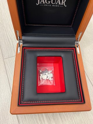 Reloj Jaguar Caja Madera Azul