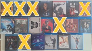Lote 65 películas y series Bluray + 19 DE REGALO