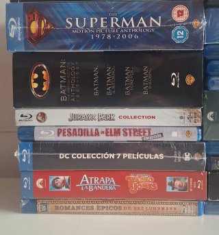 Lote 65 películas y series Bluray + 19 DE REGALO