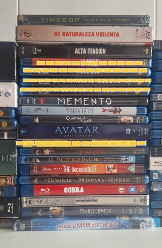 Lote 65 películas y series Bluray + 19 DE REGALO