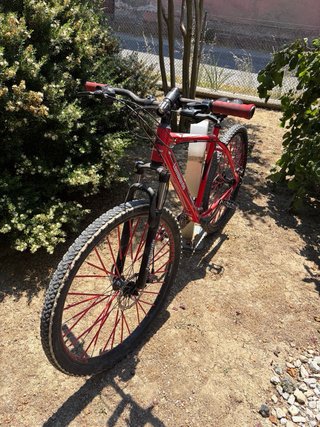 Bicicletta rossa da uomo