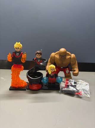 Pack 4 Fantasticos Fall Fantastic Four Mminifigure