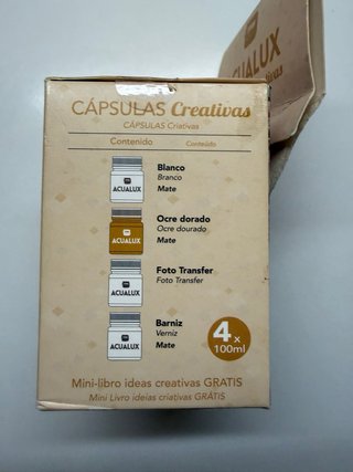 Juego Acualux Cápsulas Creativas