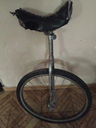 Monociclo con desgaste de asiento