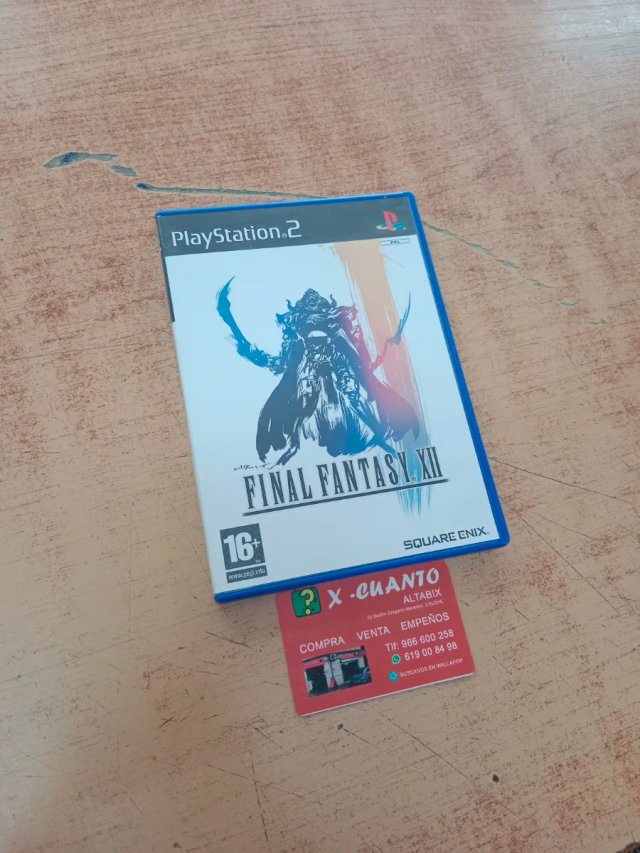 JUEGO PS2 FINAL FANTASY XII