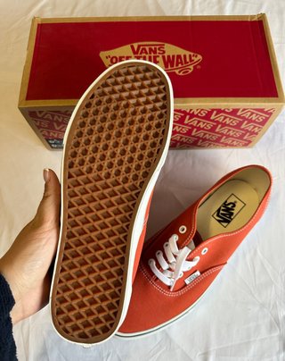 Zapatillas Vans Rojas Talla 43 Nuevas