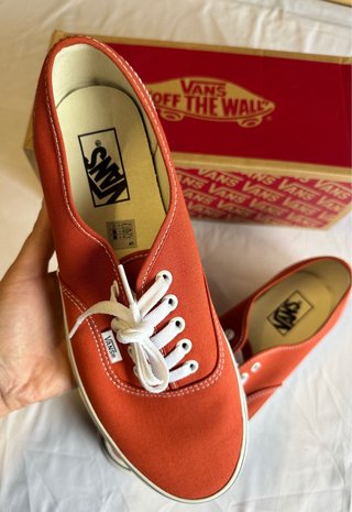 Zapatillas Vans Rojas Talla 43 Nuevas