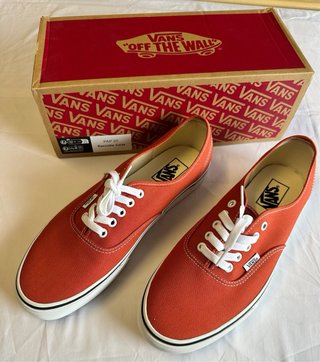 Zapatillas Vans Rojas Talla 43 Nuevas