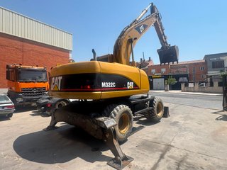 Excavadora Caterpillar 322C Ruedas