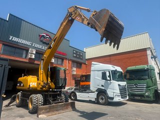 Excavadora Caterpillar 322C Ruedas