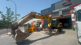 Excavadora Caterpillar 322C Ruedas