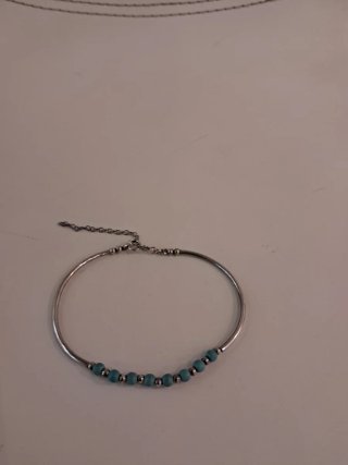 Pulsera Plata Turquesas