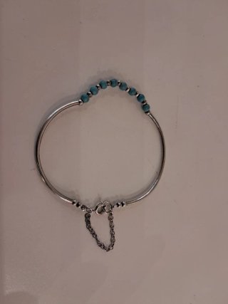 Pulsera Plata Turquesas