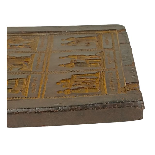 Molde antiguo de cera para galletas Springerle
