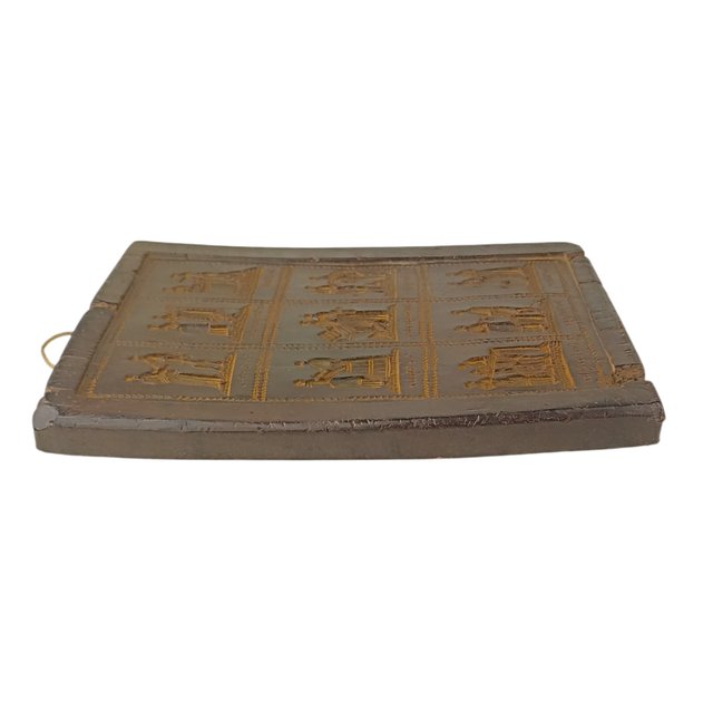 Molde antiguo de cera para galletas Springerle