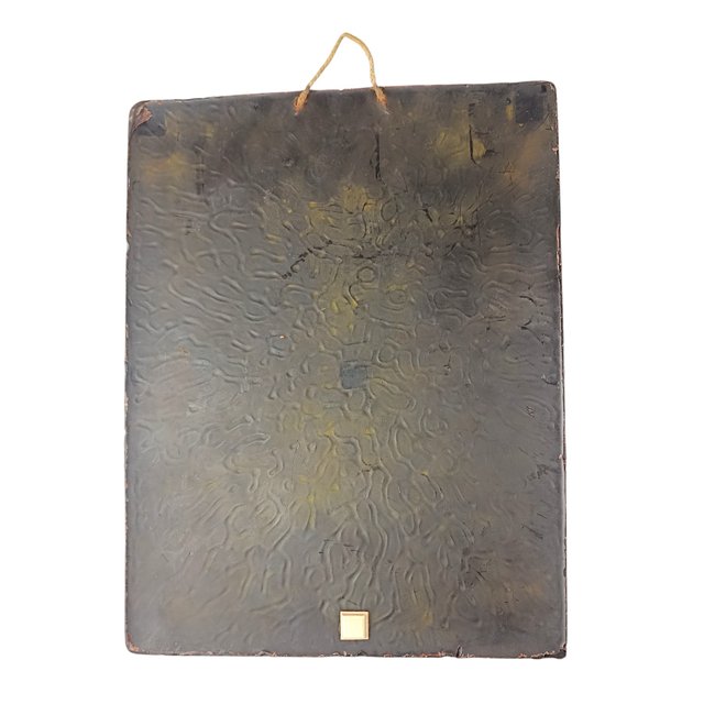Molde antiguo de cera para galletas Springerle