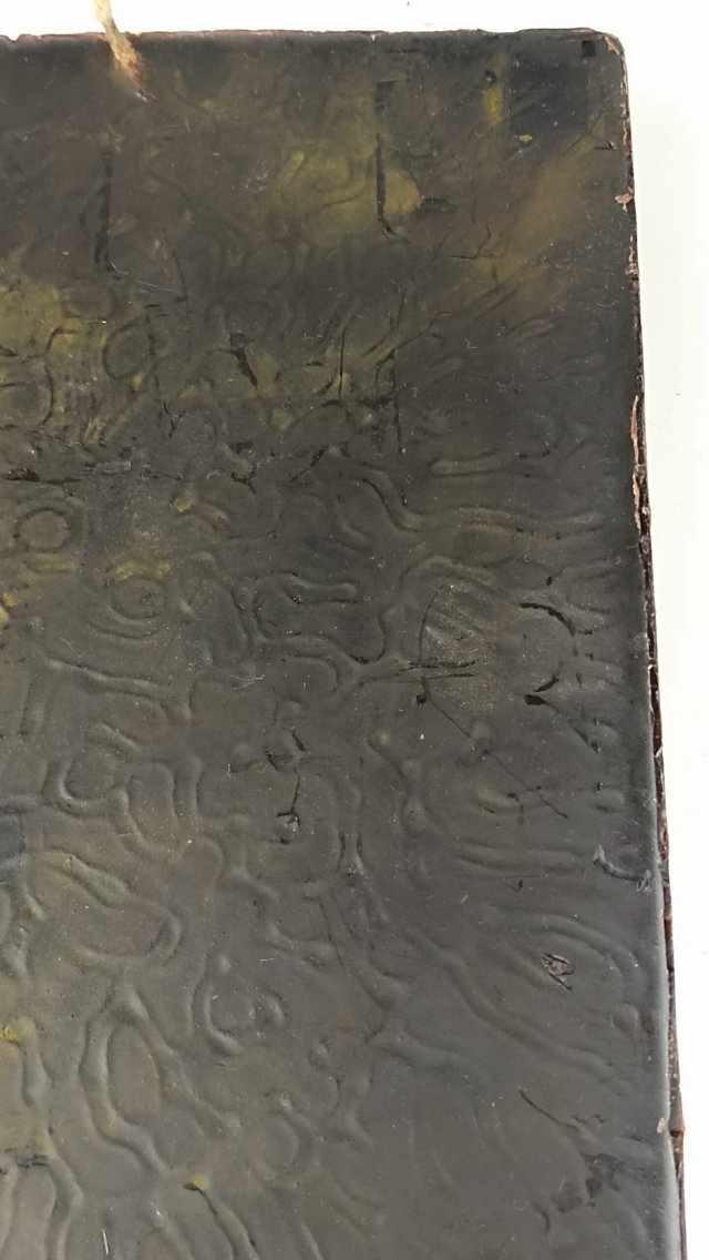Molde antiguo de cera para galletas Springerle