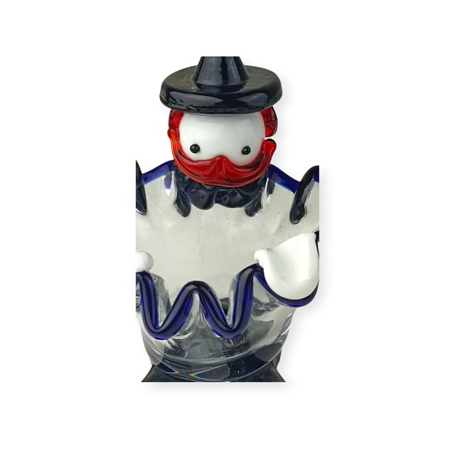 Cenicero figura payaso cristal de Murano