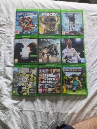 Lote 9 Videojuegos Xbox One 5€ Unità